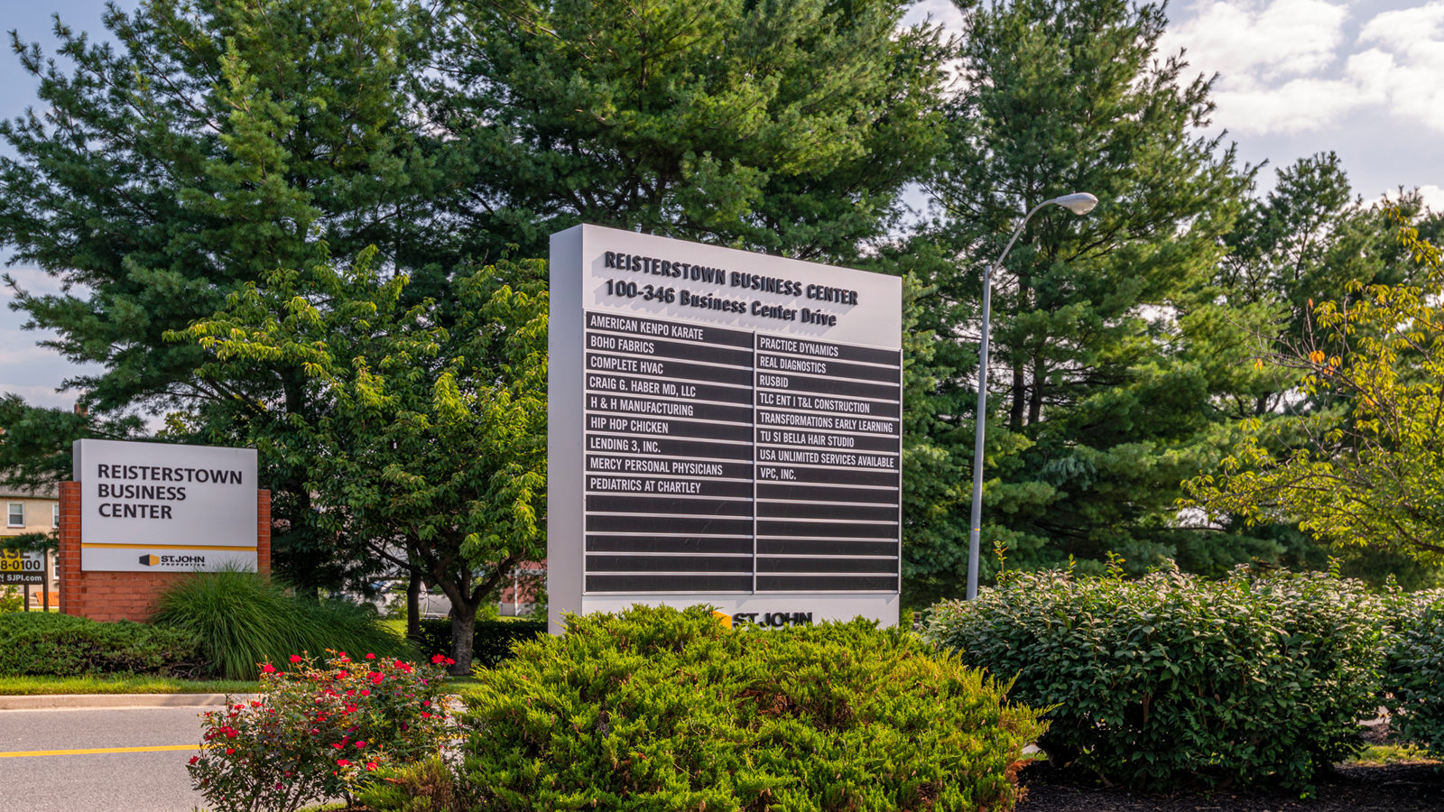 Reisterstown Business Center St. John Properties, Inc.
