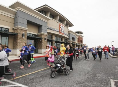 Runners participate in the 5K Hero Run held at the Harrisburg Mall to benefit Keystone Wounded Warriors, COPS for K.O.P.S (children of fallen police) and Swatara Police Department's Crime Prevention Fund. Nov. 01, 2015. Amanda Berg, PennLive