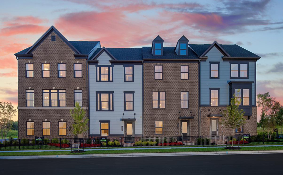 Residential townhomes at Greenleigh in Middle River, MD