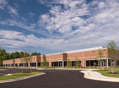 5061 Howerton Way, a single-story building in Melford Town Center comprising 34,560 square feet of flex/R&D space, was the 100th building in the St. John Properties portfolio to earn LEED certification.
