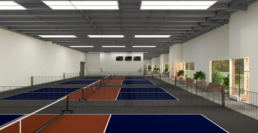 Indoor Pickleball court design