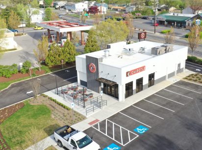 Chipotle Mexican Grill’s location at Lakeshore Plaza features the company’s first Chipotlane® in the Anne Arundel County area.