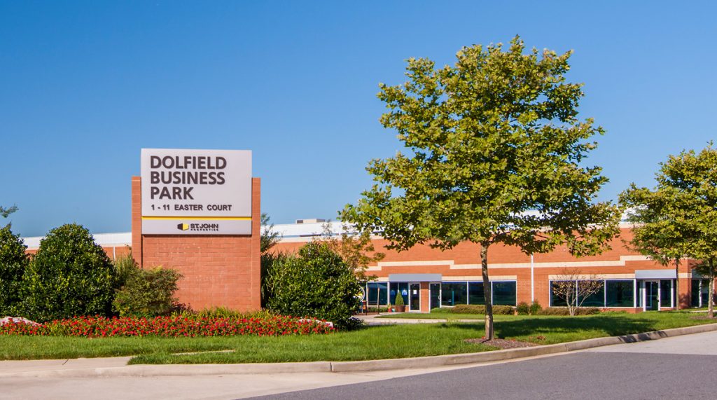 Flex/R&D building at Dolfield Business Park in Owings Mills, MD