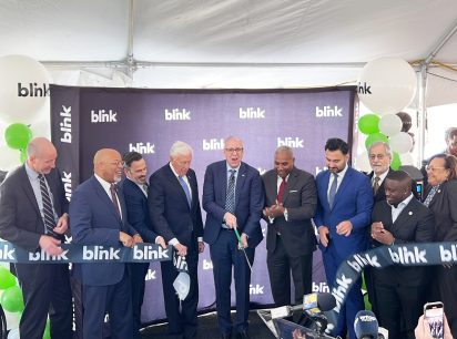 A grand opening event was held to celebrate Blink's new headquarters and manufacturing facility, located within Melford Town Center in Bowie, MD.