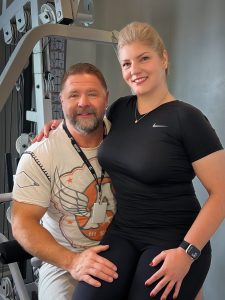 Founder and CEO, Cindy Spencer with husband. Photo Credit: Corey Middleton.