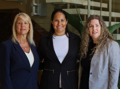 Danielle Valenzia, Caitlyn Neimiller, and Melissa Henderson
