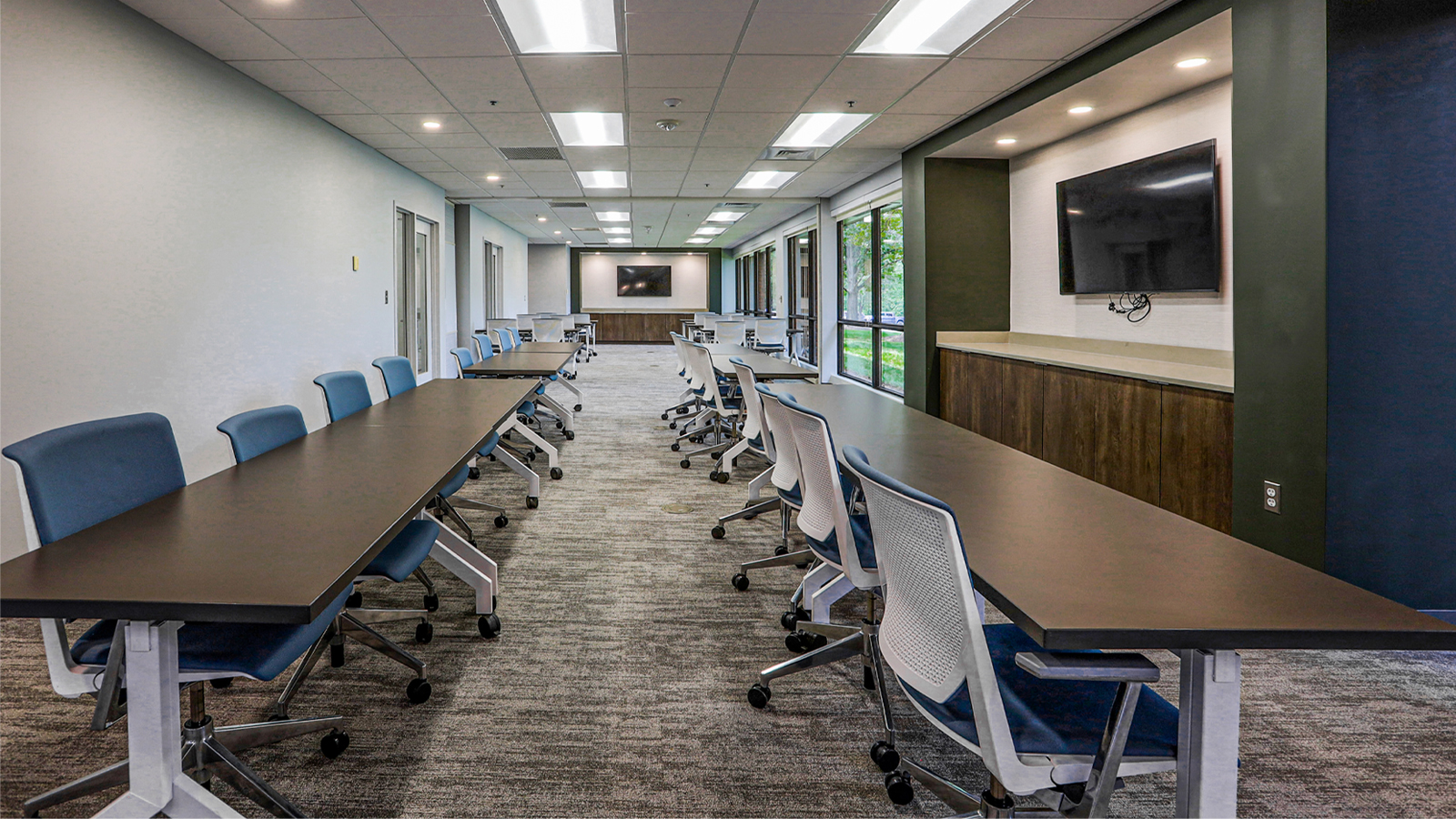 North Park Conference Rooms with A/V and seating for 40 people