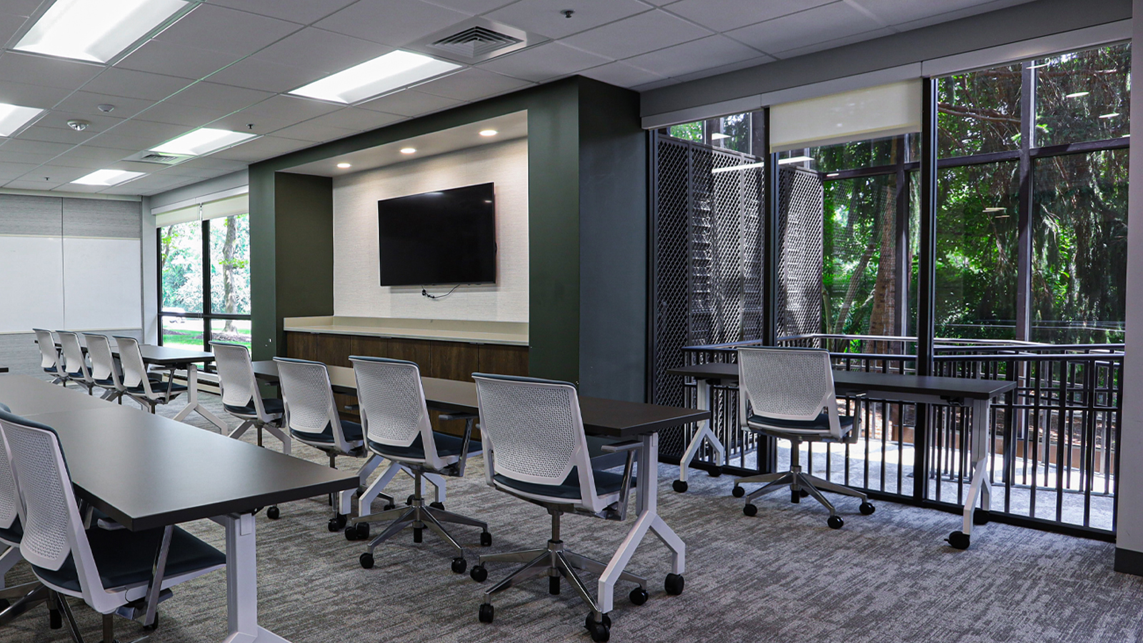 North Park Conference Room 1 with partition closed