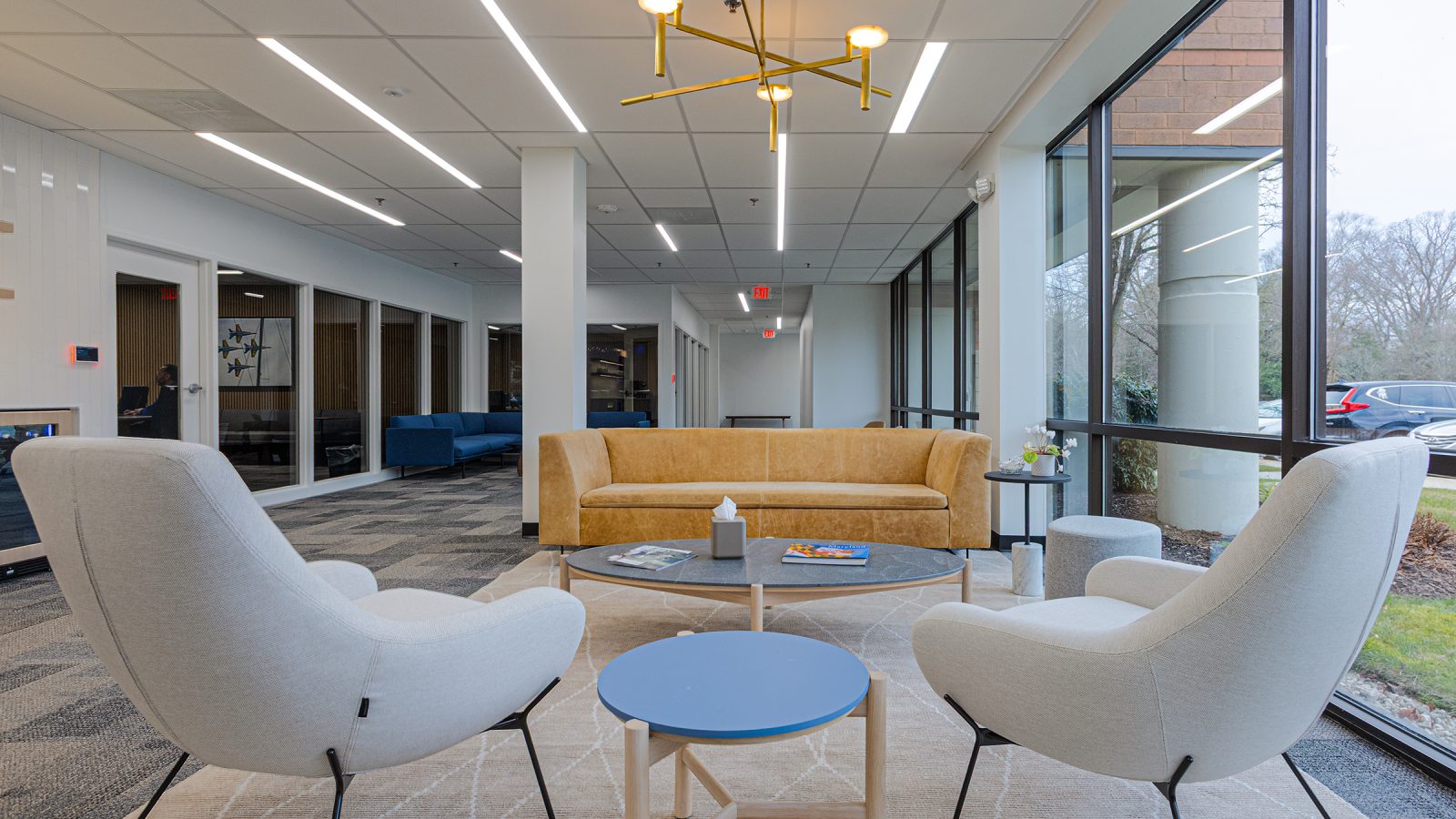 Interior Flex Build-Out | Office Reception Area