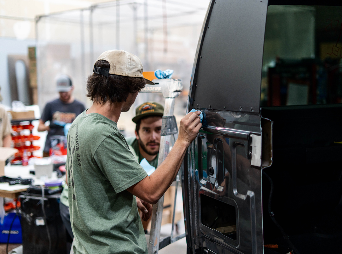 Supertramp Campers at Corporate Center in Golden, CO.