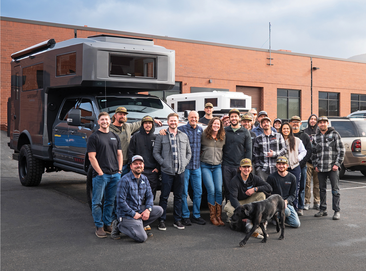 Supertramp Campers at Corporate Center in Golden, CO.